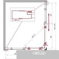 BelBagno UNO-195-AH-2-120/90-CH-CR