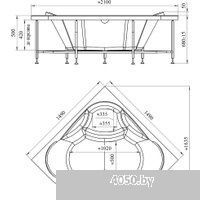 Radomir Сандра Стандарт 2-79-2-0-0-221 (с гидромассажем)