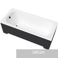 Lauter Sophia 160х70 21205160 (с ножками, черным подголовником, черным лицевым и торцевым экраном)