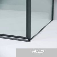 Grossman Galaxy 130x80x195 120.K33.01.1380.42.00 (графит сатин/стекло прозрачное)