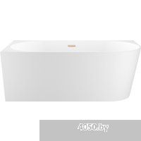 Wellsee Excellence Pro 140x70 28760504R (пристенная ванна (левая) белый глянец, экран, ножки, сифон-