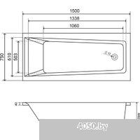 Lauter Versailles 150x75 21070050 (с каркасом)