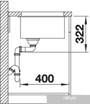 Кухонная мойка Blanco Subline 700-U Level (антрацит, корзинчатый вентиль)
