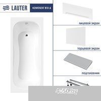 Lauter Sophia 140 21205140 (с ножками, серым подголовником, белым лицевым и торцевым экраном)