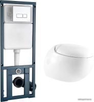 Унитаз WeltWasser Jeckenbach 004 GL-WT + Marberg 410 SE (белый глянец/хром)