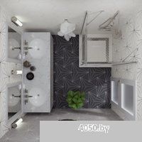 Triton Дельта-Хром 90x90 (без поддона)