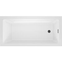 Wellsee FreeDom 2.0 150x80 23300103R (встраиваемая ванна белый глянец, сифон-автомат матовый черный)