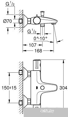 Смеситель Grohe Grohtherm 800 [34576000]