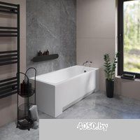 Lauter Bianca 160х70 21207160 (с ножками, серым подголовником, белым лицевым и торцевым экраном)