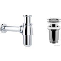 Wellsee Drainage System 182103004 (сифон, выпуск, хром)