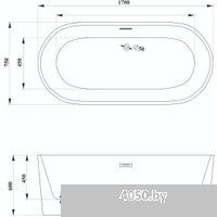 Cerutti Spa SKYE170 СТ10513 1700x750x600
