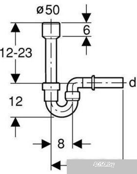 Сифон Geberit Uniflex 152.607.11.1