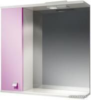 Tivoli Шкаф с зеркалом Домино 70 460239 (левый, розовый)