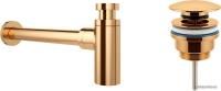 Wellsee Drainage System 182106003 (сифон, донный клапан, золото)