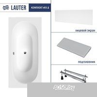 Lauter Ava 160 21208060 (с ножками, серым подголовником и белым лицевым экраном)