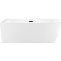 Wellsee Bromance 170x78 23160403R (пристенная ванна (левая) белый глянец, экран, ножки, сифон-автома