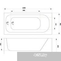 Parly Optiz СТ 10818 1600x700x520
