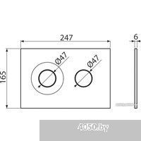 Alcaplast Dot.Dot. M1976-2 (белый-мат/хром-мат)