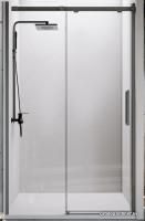 Veconi 120x195 VN70GR-120-01-C4 (стекло прозрачное/брашированный графит)