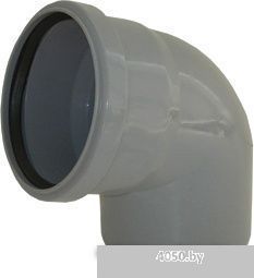 Фитинг РосТурПласт Отвод для внутренней канализации 50х67°