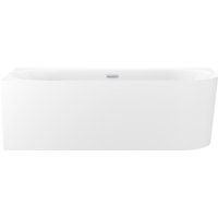 Wellsee Collaro 180x80 28910401R (пристенная ванна (левая) белый глянец, экран, ножки, сифон-автомат