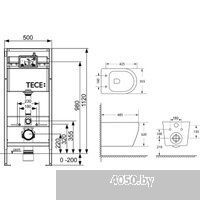 Lauter Sulzdorf + TECE Kit 9400413 (белый с микролифтом)