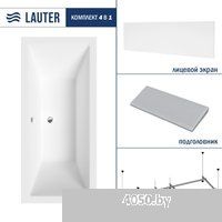 Lauter Oasis 180 21203080 (с каркасом, серым подголовником и белым лицевым экраном)