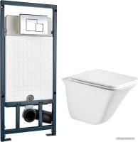 Унитаз WeltWasser Rotbach 004 GL-WT + Marberg 507 SE (белый глянец/хром)