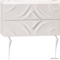 MarkaOne Тумба Angel 80П У67285 с умывальником Angel 80 Polytitan (белый)