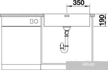 Кухонная мойка Blanco Andano 700-IF (без клапана-автомата) [518616]