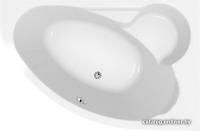 Ванна Cersanit Kaliope 153x100 R (с каркасом и экраном)