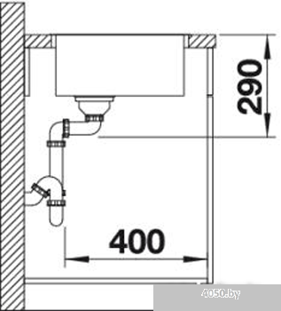 Кухонная мойка Blanco Andano 500-IF (без клапана-автомата) [518315]