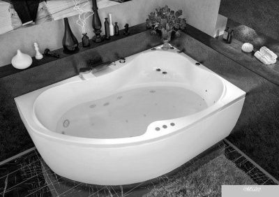 Ванна Aquanet Capri 170x110 R (с каркасом)