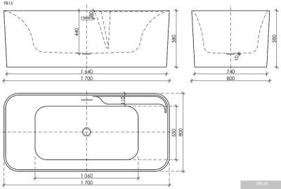 Ceramica Nova Sigma FB15 170x80