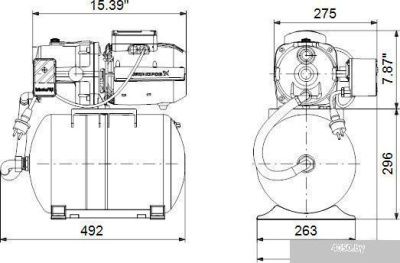 Насос Grundfos JPA 3-42 PT