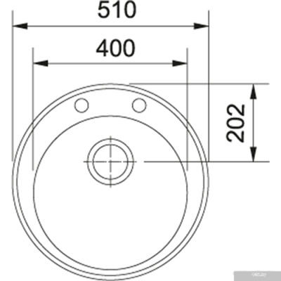 Кухонная мойка Franke ROG 610-41 (шоколад)