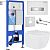 Roxen Porto One Rimless 6 в 1 StounFix Dual Fresh 639404 (белое стекло)