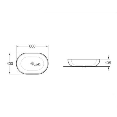 Умывальник Vincea VBS-113