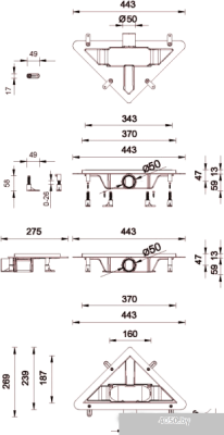 Трап/канал Styron STY-KF