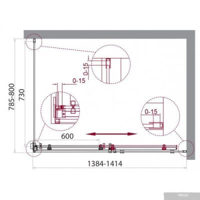 BelBagno ACQUA-AH-1-140/80-C-Cr
