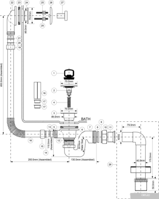 McAlpine BRASSTRAP-50-CB