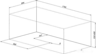 Ванна Aquanet Ideal 180x90