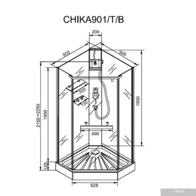 Cerutti Spa CHIKA901T 90x90