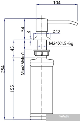 GranFest Quarz GF-Z-5001 (нержавеющая сталь)