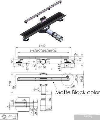 Roxen Black Slim 91070-80