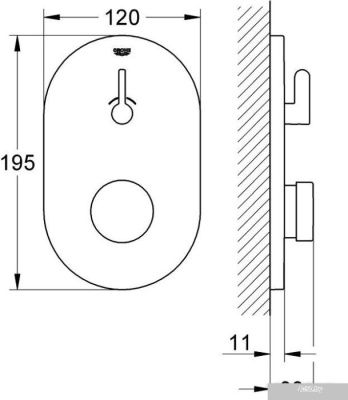 Смеситель Grohe Eurosmart Cosmopolitan T [36321000]