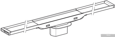 Geberit CleanLine20 154.453.KS.1 (нержавеющая сталь)