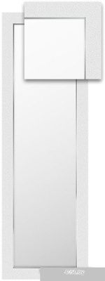 Зеркало Алмаз-Люкс М-261 170x55 (белый)