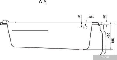 Ванна Cersanit Joanna 150x95 L [S301-007]