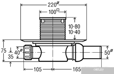 Трап/канал Viega Advantix 583217